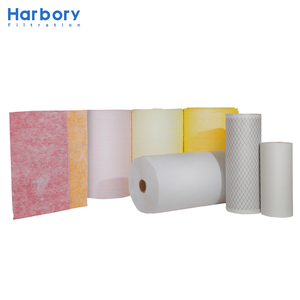 <span class=keywords><strong>Ashrae</strong></span> vật liệu lọc không khí CuộN công nghiệp sợi thủy tinh túi lọc phương tiện truyền thông PP HEPA sợi thủy tinh Bộ lọc không khí phương tiện truyền thông CuộN - Product Image 1