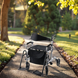 Andador Leve de Alumínio 2 em 1 para Idosos com 4 Rodas e Assento - Product Image 6