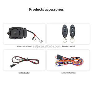 NTO Universal DC12V unidireccional accesorios de <span class=keywords><strong>coche</strong></span> vibración sonido en voz alta sirena Control remoto Sensor automático sistema de <span class=keywords><strong>alarma</strong></span> DIY - Product Image 5