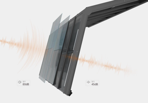 Fuson Manufactory Wholesale Modern Prefab Sun Rooms Solarium Insulated <strong>Glass</strong> Lowe Prefabricated Wood Grain Sunroom - Product Image 2