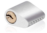 Serrure de porte coupe-feu cylindre Tube puits serrure noyau court sécurité porte Passage serrure cylindre évasion cuivre cylindre