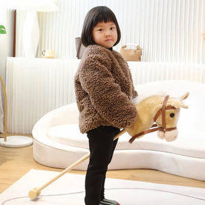 Factory Sale Plush <strong>Stick</strong> <strong>Horse</strong> Head Doll <strong>Stick</strong> With Music Manufacturer Plush Animal Hobby <strong>Stick</strong> <strong>Horse</strong> for Kids - Product Image 4