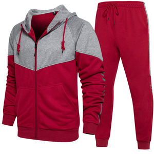 Survêtement d'hiver pour homme sur mesure, respirant, 100% coton, décontracté, à capuche avec cordon de serrage, en vente en ligne - Product Image 5