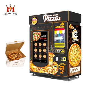 Thương mại ngoài trời Robot Điện tử làm bánh <span class=keywords><strong>Pizza</strong></span> Máy bán hàng tự động thức ăn nhanh hoàn toàn tự động <span class=keywords><strong>pizza</strong></span>-bán hàng tự động-máy để bán - Product Image 1