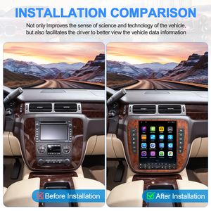 วิทยุติดรถยนต์ Navihua 13 นิ้ว แบบ Tesla ระบบ Android พร้อมมัลติมีเดีย Carplay สเตอริโออัตโนมัติ GPS DSP สำหรับ GMC Yukon/Chevrolet Tahoe ปี 2007-2014 - Product Image 5