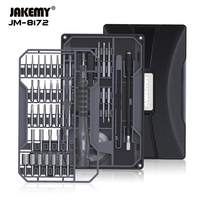 JAKEMY – Kit de tournevis magnétique 73-en-1 en acier au chrome-vanadium, certifié CE, boîte à outils pour réparation d'ordinateurs portables et smartphones, manuel, OEM