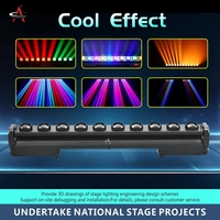 Barra de Luces LED Matrix de 6 kg, Ligera, con Activación por Voz, Programación Automática Maestro-Esclavo, Voltaje Amplio AC90-240V, Luces de Escenario