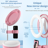 2021 lumière annulaire rechargeable et réglable directe d'usine avec le support de trépied