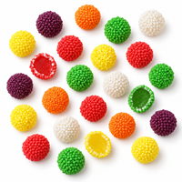 Bonbons gélifiés à la framboise Halal pour enfants, fabrication OEM personnalisée, marque privée, bonbons sucrés en vrac, fournisseur chinois