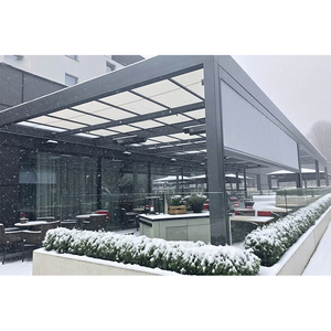 Điều khiển từ xa có thể thu vào mái hiên khung nhôm Polyester <span class=keywords><strong>Sail</strong></span> chống thấm nước chống UV Windproof tường gắn ngoài trời Patio Bìa - Product Image 2