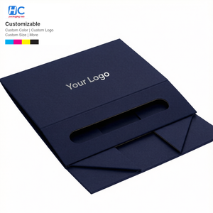 Wholesale Recycled Materials Foldable Rigid Cardboard <b>Gift</b> <b>Box</b> for Handbag Luxury Packaging <b>Magnetic</b> Closure Custom Logo Design - Product Image 2