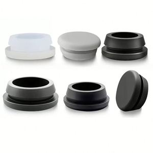 Factory-made Silicone <b>Rubber</b> Stopper Round Plug Threaded Hole Plug for Pipe Stopper for Blocking - Product Image 3