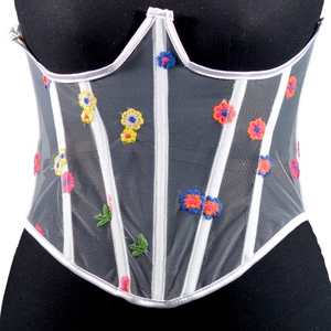 Wholesale New Flower Shapewear <b>Corset</b> Butterfly Print <b>Bone</b> Dress Wedding Base <b>Corset</b> Women Waist Busier - Product Image 5
