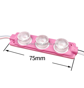 ขายส่งความสว่างสูงโมดูล <span class=keywords><strong>LED</strong></span> SMD3030 75*20 มม.DC12V 24V 3Led/ชิ้น 3030 SMD พร้อมเลนส์ฉีด Backlight <span class=keywords><strong>LED</strong></span> โมดูล - Product Image 3