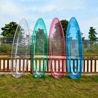 Bateau transparent en PC Ghealth, bateau à rames pour l'extérieur, idéal pour les excursions et la photographie de mariage OEM ODM