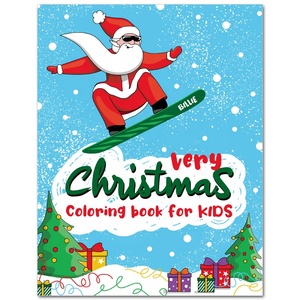 Servicio de Impresión de <span class=keywords><strong>Libros</strong></span> para Colorear Navideños Personalizados para Niños, Libro de Actividades de Pintura, Impresión de <span class=keywords><strong>Libros</strong></span> para Colorear, <span class=keywords><strong>Libros</strong></span> de Dibujo para Niños - Product Image 3