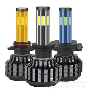 Superbleds X6S 360 Super Bright 10000LM 6000K Mini Taille H4 H11 9005 9006 High Low Faisceau Led Ampoules 6 Côtés