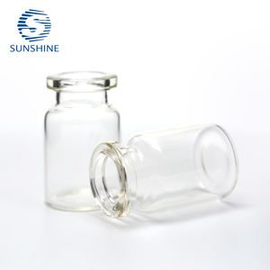 Reaktif ilaç bileşikleri için sertifikalı 10ml Amber dikişsiz şişe Teflon yüzlü Septa - Product Image 4