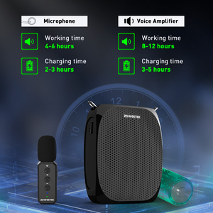 Amplificador de Voz Inalámbrico Mini <span class=keywords><strong>ZOWEETEK</strong></span> OEM/ODM, Micrófono Lavalier de 10W, Respuesta de Frecuencia de 90Hz-18KHz, 6-10 Horas de Reproducción, para Profesores - Product Image 5