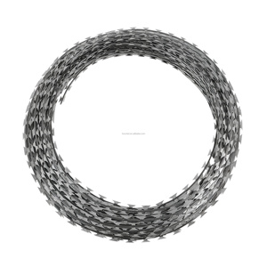 Dây thép gai bao gồm các loại dây lưỡi dao cạo bto22 cho hàng rào dây dao cạo với nhiều kiểu khác nhau như dây thép gai SS - Product Image 4