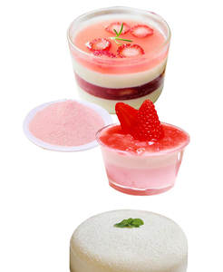 Poudre de pudding à la fraise de haute qualité pour des saveurs instantanées de gelée et de thé au lait avec sucre pour les mélanges de thé - Product Image 6