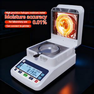 고정밀 120g/1mg 2mg 5mg 터치 스크린 실험실 장비 곡물 옥수수 곡물 수분 측정기 할로겐 수분 분석기 - Product Image 1