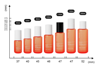 Ensemble d'emballages cosmétiques Mingdun : Pot de crème 50G, flacons roll-on, sérum, et vaporisateurs pour le visage 30ml, 50ml, 80ml, 100ml, 120ml