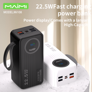 ไมมิ พาวเวอร์แบงค์ความจุสูง 40000mAh รองรับการชาร์จเร็ว PD 20W 22.5W สำหรับการเดินทาง  สถานีชาร์จ 5 พอร์ต พร้อมหน้าจอ LCD - Product Image 4