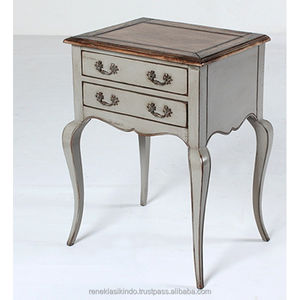 Armoire de chevet en bois 2009 de Style indonésien Vintage classique pour la décoration de la maison meubles de salon élégants - Product Image 2