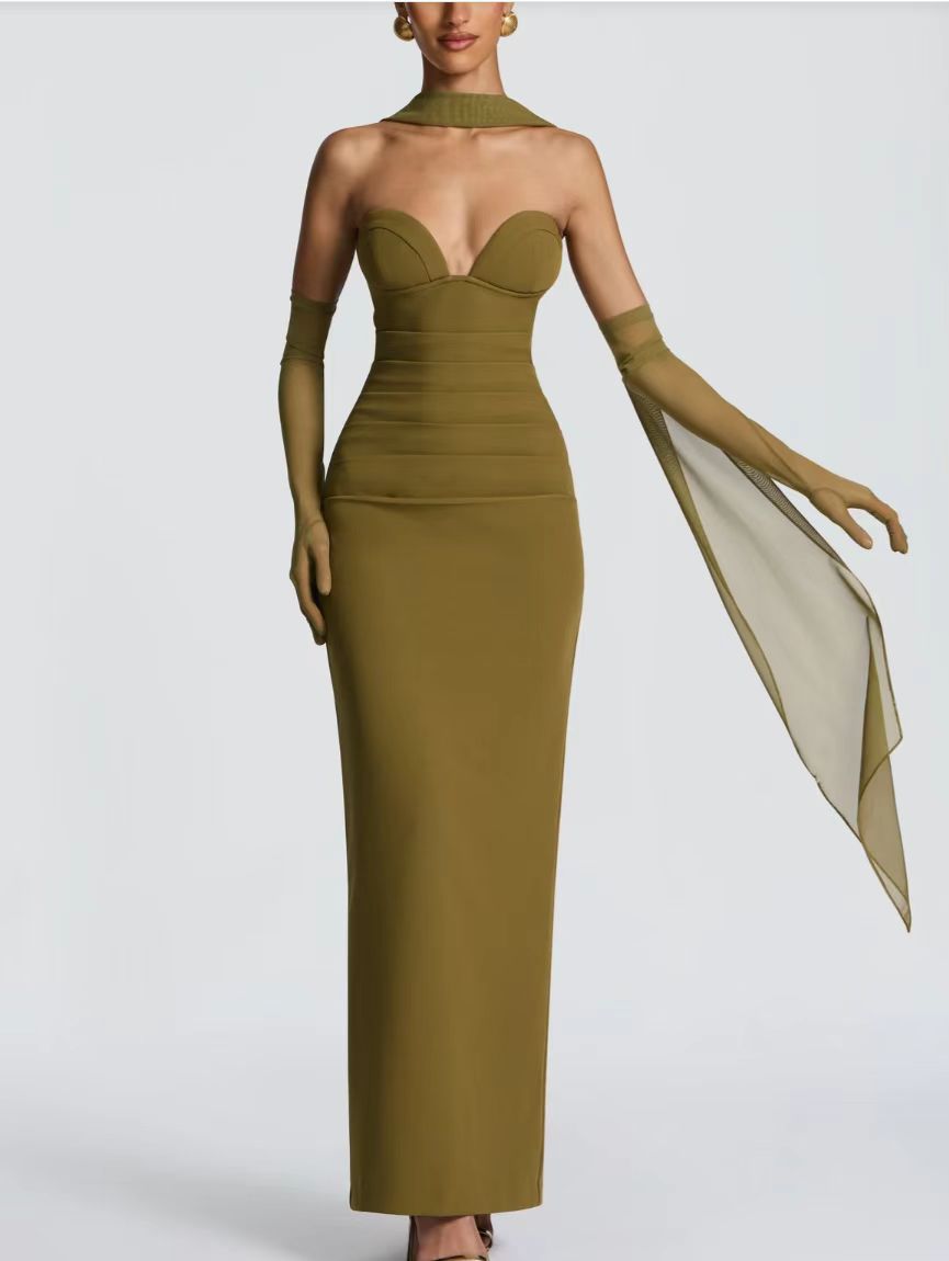 chinese dress ladies Amazon.com: Formal Dresses for Women,Gowns Evening Party Cocktail Dress,Long  Split Elegant V Neck Wrap Ruffle Wedding Guest A-line Dresses Apple Green-S  : Clothing, Shoes & Jewelry