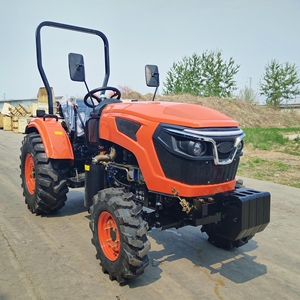 Tracteur agricole mini 4x4 4RM 60 CV 80 CV 70 CV à boîte de vitesses à roues, prix usine, pour l'agriculture - Product Image 3