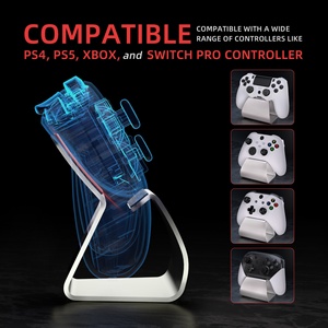Soporte Universal Metálico PlayVital Silver Stand-AL para Controles de PS5, PS4 y Xbox Series X S - Product Image 3