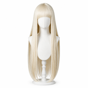 KASTE WIG 85 ซม. วิกผมคอสเพลย์ยาวตรงสีเหลืองชมพูคิตากาวะ มารินเส้นใยทนอุณหภูมิสูงผู้หญิง - Product Image 2