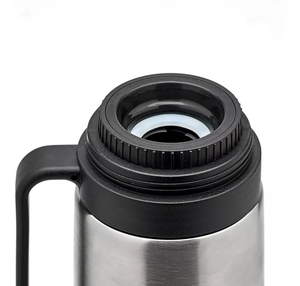Botella Térmica al Vacío Uruguayo 1L Diseño Moderno con Empuñadura Doble Acero Pico Matero para <span class=keywords><strong>Camping</strong></span> y Adultos - Product Image 2
