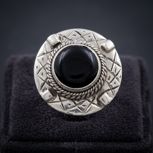 Simple Design Black Onyx <b>Mens</b> <b>Ring</b> Bezel Setting Cute Style 925 Solid Sterling <b>Silver</b> High Quality Wedding Party Fine Jewelry - Product Image 3