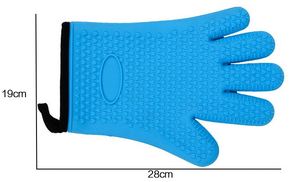 Hot Selling 5 Fingers Thicken Heat Resistant <b>Silicone</b> Grill Glove for Kitchen - Product Image 5