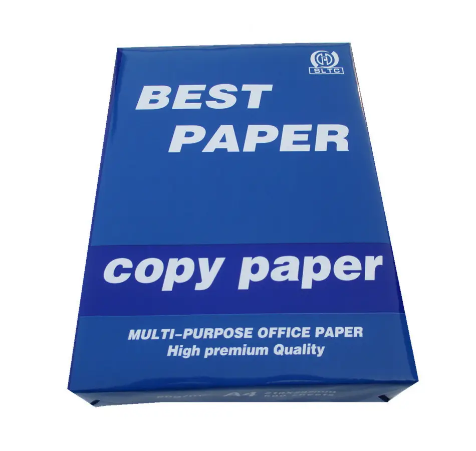 Papel de copiadora de oficina blanco A4 80 Gsm chino 80g papel A4