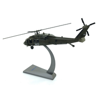 Modèle d'hélicoptère UH-60 Black Hawk de l'armée américaine à l'échelle 1/72, modèle d'avion en alliage, collection d'avions, pendentif