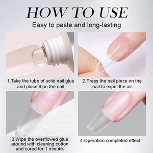 BORN PRETTY 30ml Kristallklarer Super Starker Fester Nagelkleber Private Label Hervorragende Haftung Nagelkleber für Künstliche Nä<span class=keywords><strong>gel</strong></span> - Product Image 6