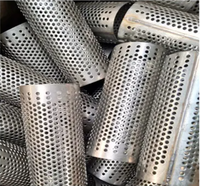 Tube perforé en acier inoxydable pour échappement, micro-filtre rond 25 mm, modèle 2026 INNOVAT