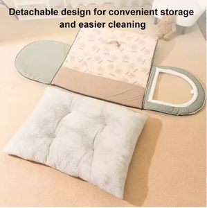 Abnehmbares Haustierbett Gemütliches Haustiernest für Kleine und Mittlere Hunde Katzen Winter Warmes Hundeschlafbett Komfortables Tierhaus Haustierzubehör - Product Image 4