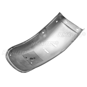 Guardabarros Trasero para Motocicletas Suzuki GN125/GN250, Protector de Salpicaduras, Guardabarros Trasero de Acero Cromado para Motocicleta 161908277434 - Product Image 3