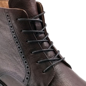 Nuevas Botas de Vestir Formales y Casuales de Cuero Vacuno Marrón de Alta Calidad con Cordones para Hombre, Zapatos Genuinos para Boda - Product Image 5