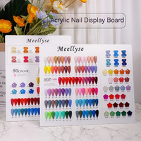 Logo personnalisé, affichage de vernis gel coloré acrylique Nail Art tableau d'affichage pour ongles colorés DIY livre d'affichage de nuancier pour ongles
