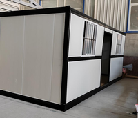 Maison pliable à installation rapide Maison pliante modulaire de 20 pieds Maison préfabriquée en conteneur pour entrepôt