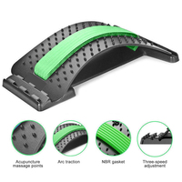 Appareil de Massage Soutien Lombaire Correcteur de Posture Soulagement Douleur Bas du Dos Masseur Étireur Dorsal pour le Corps et la Taille