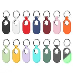 2024 New Silicon protective case cover with keychain for Samsung Galaxy Smart Tag 2 GPS Finder Tracker