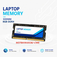 Ordinateur portable d'occasion M378A1K43CB2-CWE, mémoire RAM 8 Go DDR4 3200 MHz PC4-25600 (PC4-3200AA) CL22 SODIMM 2Rx8 Single Rank, pour ordinateur portable, notebook
