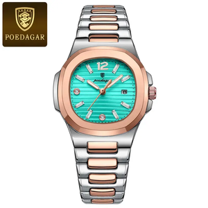 Reloj de Cuarzo de Lujo para Mujer, Modelo 708, Resistente al Agua, Deportivo, Elegante, con Esfera Redonda Luminosa de 22 mm y Cristal - Product Image 3