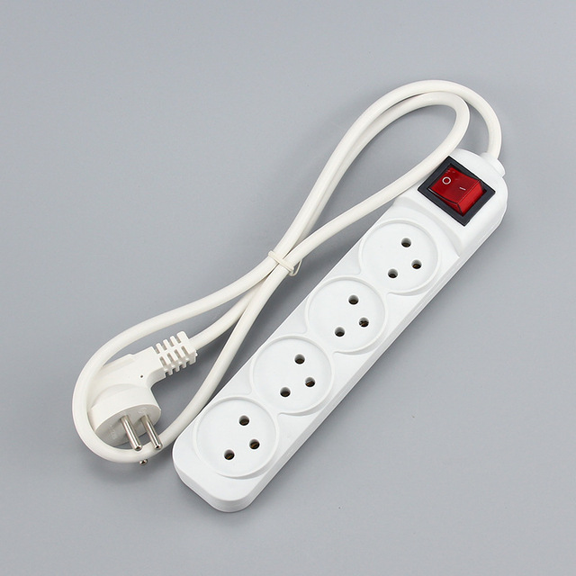 Israel Plug-in Standard Power Supply Board Wiring 16A General Control Switch Drag Board 1m PP Copper Clad Aluminum Anti-surge